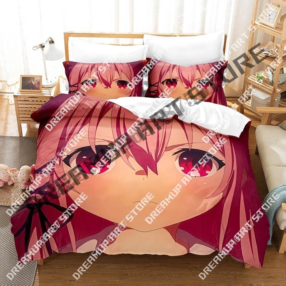 3D Print Engage Kiss Anime Bedding Set Twin Queen King Full Size Duvet Cover Pillowcase Bed boys girls Adult Home Textiles