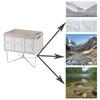 Storage Box Bracket for Outdoor Picnics Cooking Accessories Foldable Bracket Ice Box Stand Camping Folding Coolers Stand