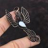 Blue Lace Agate Pendant Copper Wire Wrapped Pendant Handmade Phoenix Bird Pendant Gemstone Pendant Gift For Women Very Pretty Copper Jewelry