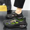 2025 New Hole Shoes Men's and Women's Summer Foot Cover Beach Wading Shoes Bag Head Fashion Versatile Breathable Coconut Shoes