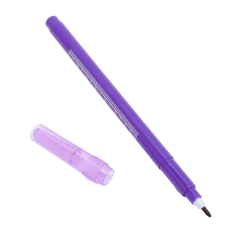 10 Set Skin Stencil Markers with Rulers Quick Drying Erasable Skin Scribes for Beauty Salon 10ml Pur