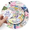 50 Inspirational Spanish Graffiti Stickers Personalized Creative Text Phrases Decorative Mobile Phone Computer Stickers