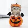 Halloween Cat Pumpkin Resin Ornament