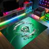 Werder Bremen Fußball Design Kristall Samt Teppich Gemütlich Nicht?Rutschfester Teppich mit Aufdruck für Schlafzimmer Wohnzimmer Eingang