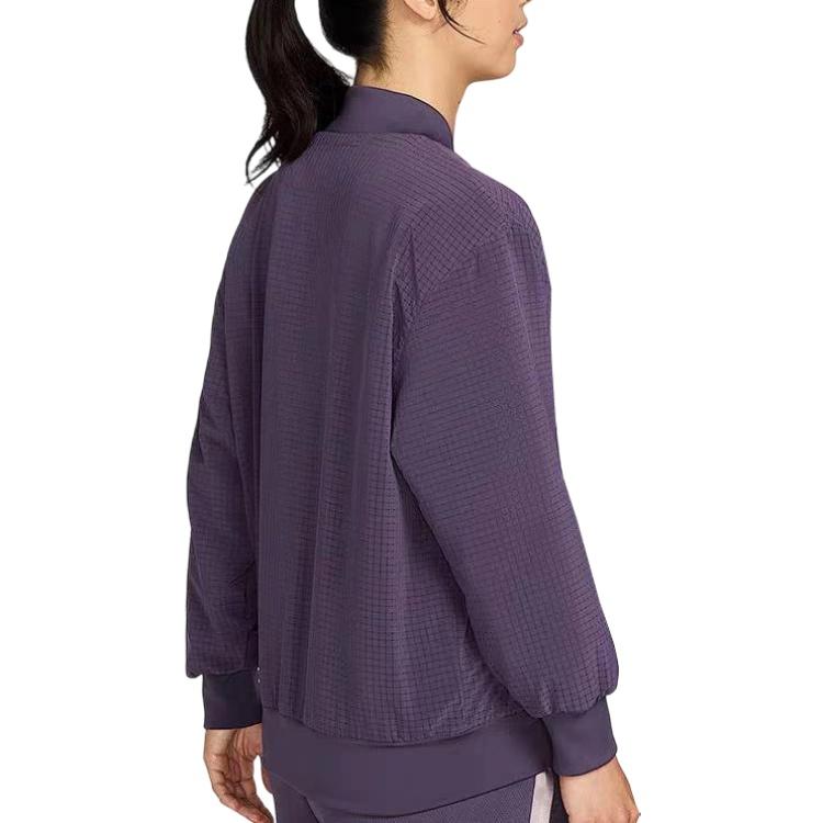 Nike Jackets Men's Light Purple Baseball Collar Moderate FV3165-573