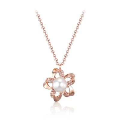 CRANNE Flower Bead Necklace C24NB120
