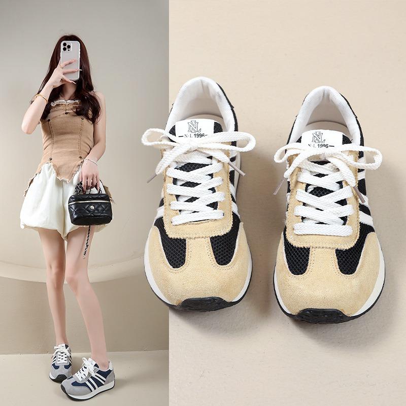 New Platform Women's Autumn Mesh Versatile Fashion Sports Casual Shoes Trendy Women's Shoes Board Shoes