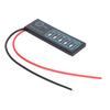 LED Batterieanzeige 3 Farben Batteriemonitor Messgerät für Säure Ternäre Lithium LiFePO Batterien