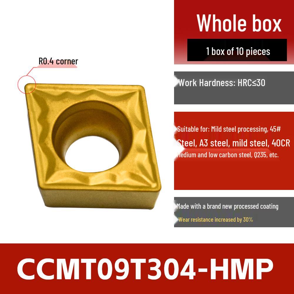 CNC Stainless Steel Lathe Inserts: Rhombic Boring CCMT DCMT TCMT for Outer Diameter & Inner Hole Turning