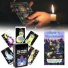 The Weird Cat Tarot In Wonderland Cards Set With Colorful Box For Divination And Entertainment