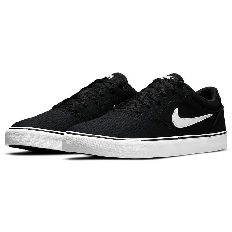 Nike Chron 2 Canvas SB Black White Unisex Sneakers DM3494-001
