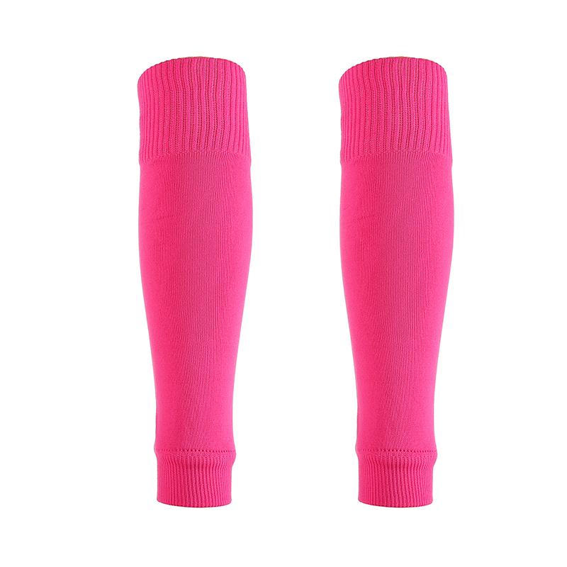 

1 Pair Of Football Calf Socks Football Protectors Long Football Socks Foot Region Protector Fixed Socks Outdoor Calf Muscles Protection Socks рожевий