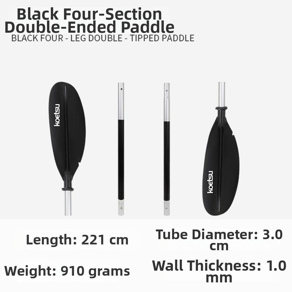 6 Colors Convertible Detachable Single/Double Head Oar Paddle for SUP Board and Kayak