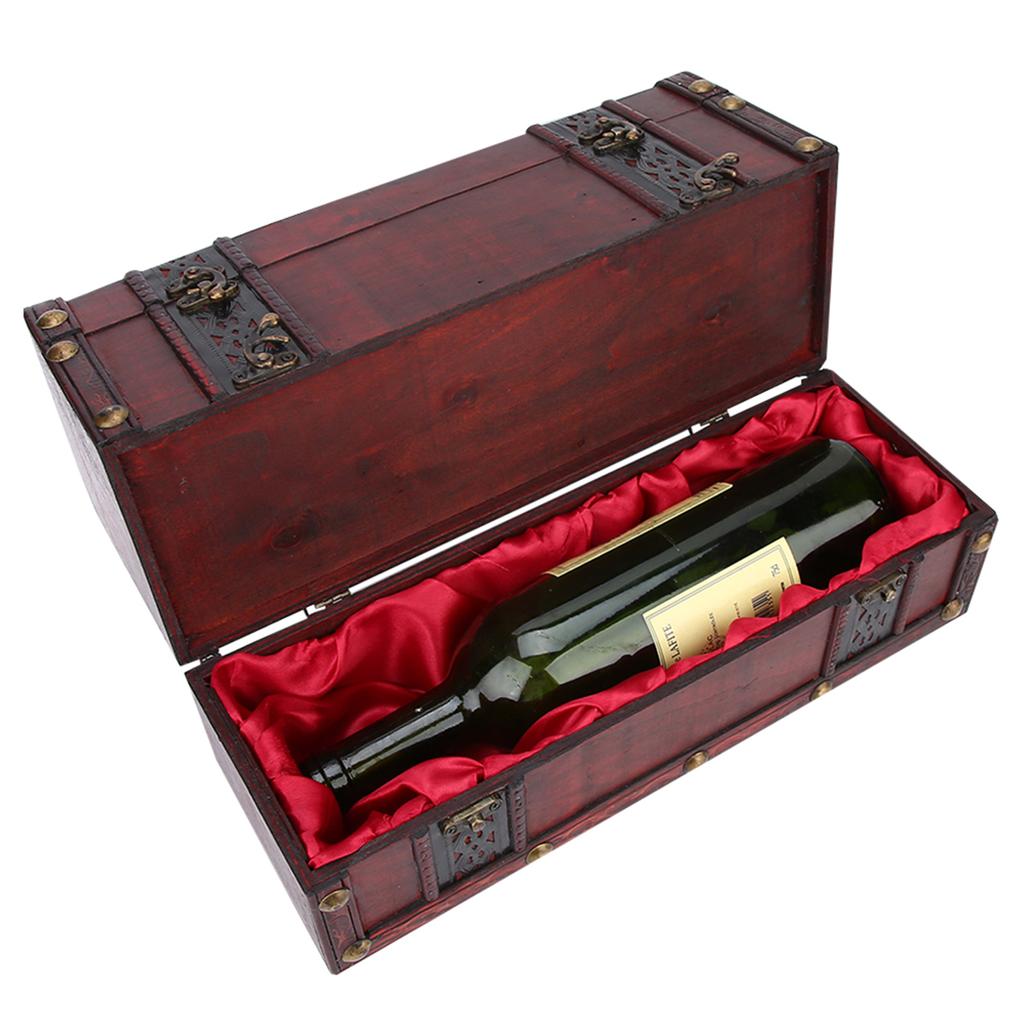 Desktop Vintage Wooden Large Capacity Jewelry Box Storage Box Jewelry Container Box