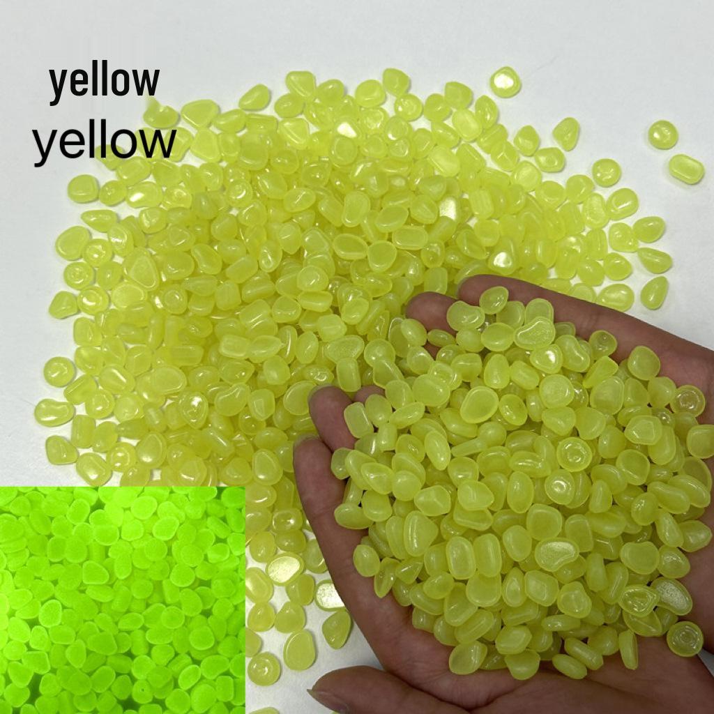 5-8mm Luminous Artificial Fluorite Pebbles for Aquariums and Gardens