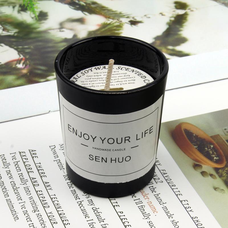 

Ароматерапевтические стеклянные свечи Ароматические свечи Романтические ароматерапевтические свечи Нет гостиничных свечей Соевый воск Изысканный подарок Blackberry Laurel