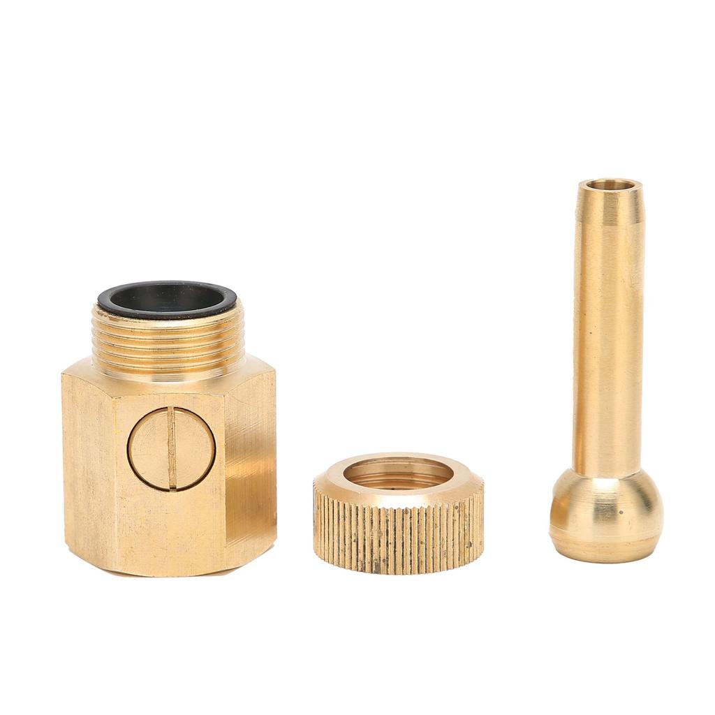 Female Thread Fountain Nozzle Brass Adjustable Water Spray Head with Valve for Pond3 4 25mm