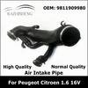 9811909980 for Peugeot 207 3008 308 5008 508 RCZ 1.6 16V Citroen C4 C4L Picasso C5 Air Intake Pipe V763335580 9811908380 1440Q6
