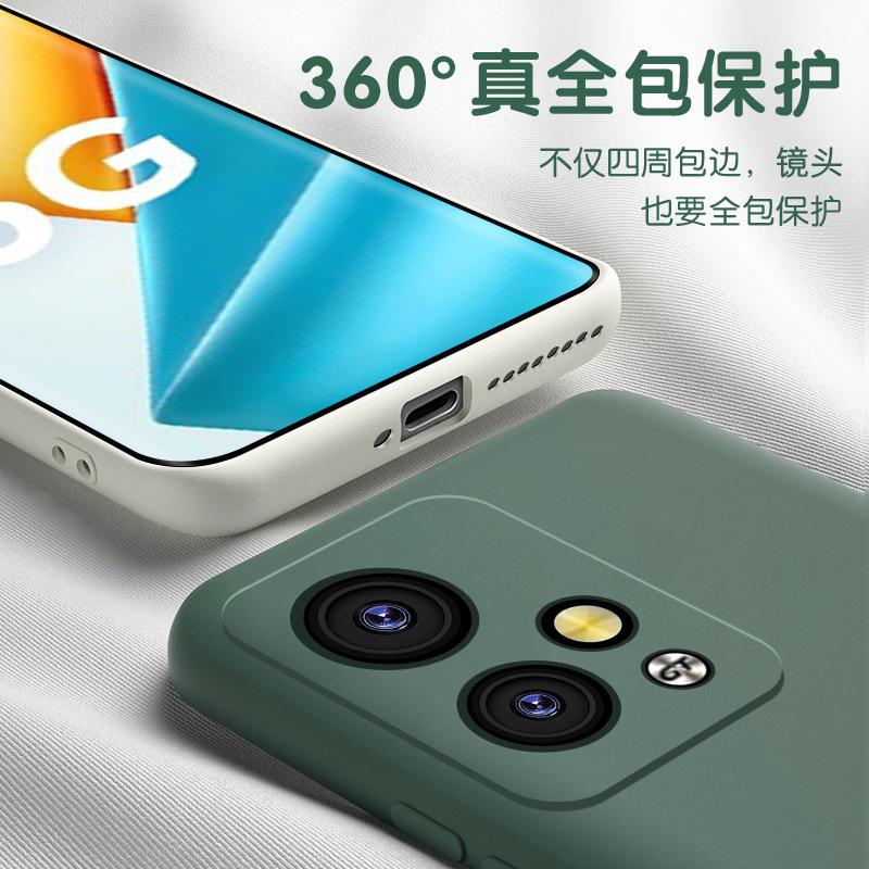 Applicable to Honor 11gt mobile phone case, new liquid silicone simple lens, all-inclusive anti-drop, advanced sense protection soft case