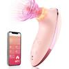 Sucking Vibrator Adult Sex Toys - Heating Pulse Pure Sucker APP Remote Clitoral Vibrator with 5 * 5 Suction, Clitoris Nipple Stimulator Waterproof