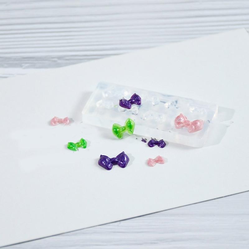 Flexible Silicone Mold for Creating Butterfly Hair Accessories Bracelet Key Chain Pendant Epoxy Mould Jewelry Supplies