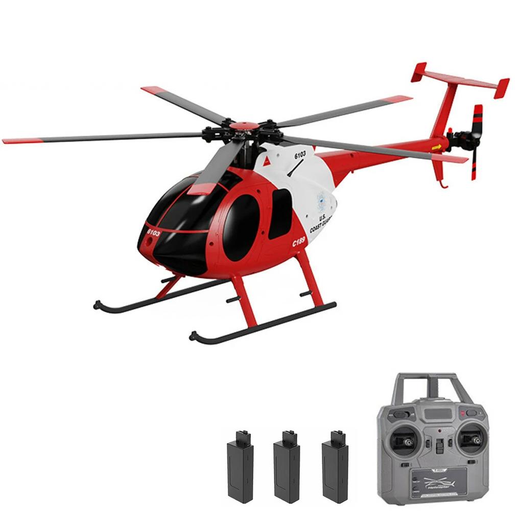 Remote Control Helicopter, 2.4G 4CH UAV 1:28 Fixed Height Single Blade Flybarless Remote Control Helicopter RTF with Optical Localization - Camou