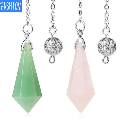 Sechseckiger Smart-Pendel-Anhänger, natürliche Kristall-Ornament-Dekoration