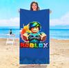 Robloxes Beach Towel Travel Hotel Towels Bathroom Swimming Pool Playa Baby Spa For Home Sauna Bath Microfiber Quick Drying Gym