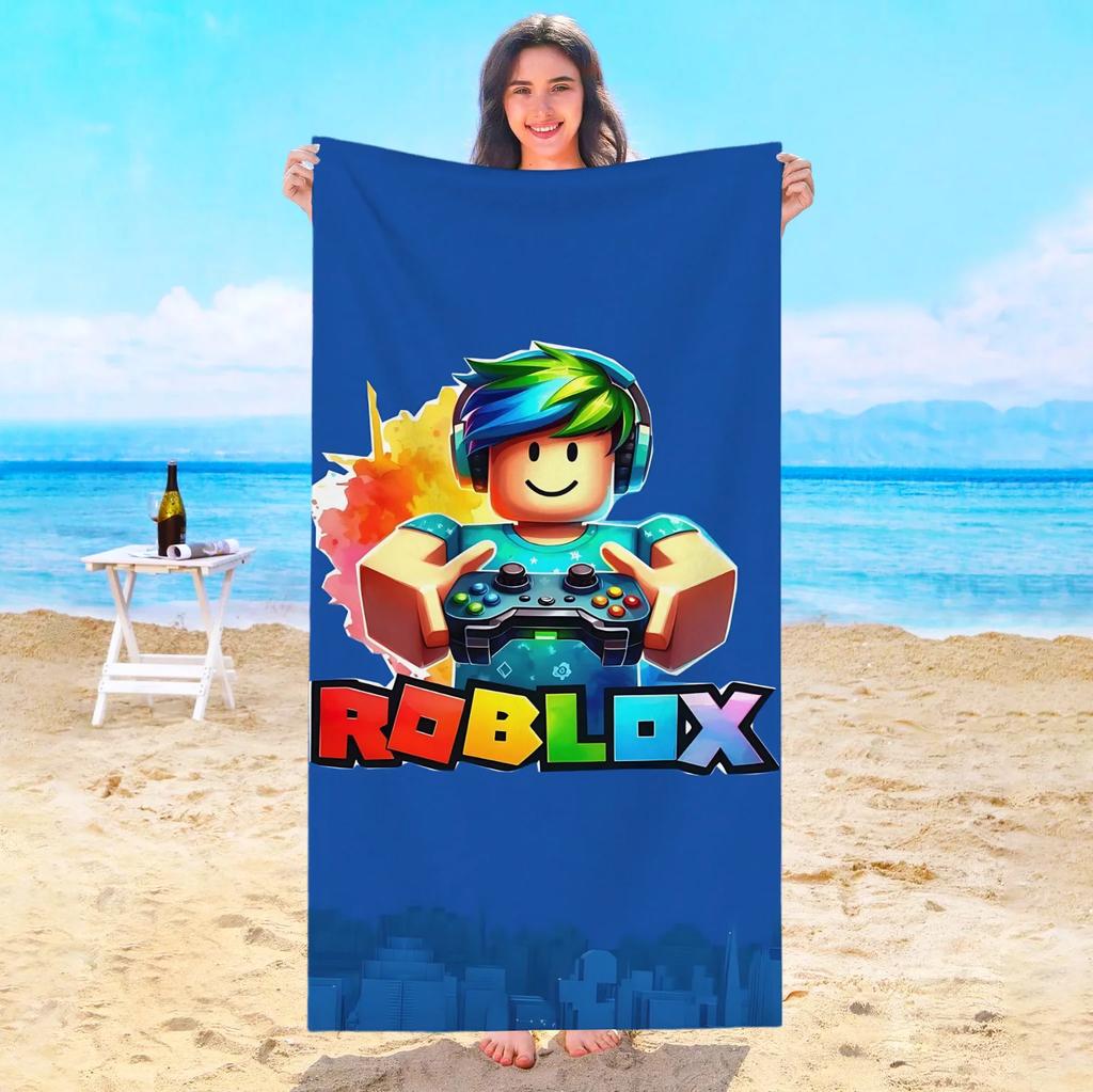 Robloxes Beach Towel Travel Hotel Towels Bathroom Swimming Pool Playa Baby Spa For Home Sauna Bath Microfiber Quick Drying Gym