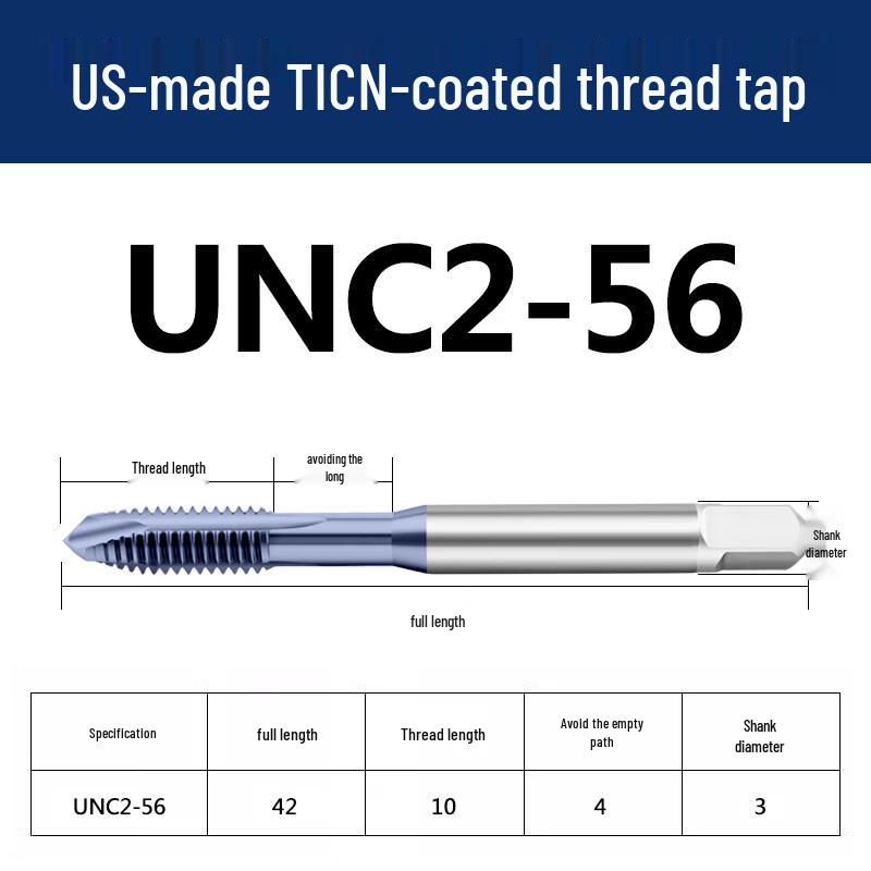 TICN Spiral Point Machine Tap