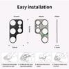 2PCSMETAL Ring CAMERA LENS PROTECTOR CAMERA Samsung S24 S24PLUS S24U S23 ULTRA