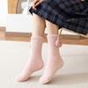 Japanese Women Girl Cute Coral Fleece Slipper Socks 3D Stuffed Animal Doll Thick Warm Thermal Fuzzy Floor Sleeping Socks