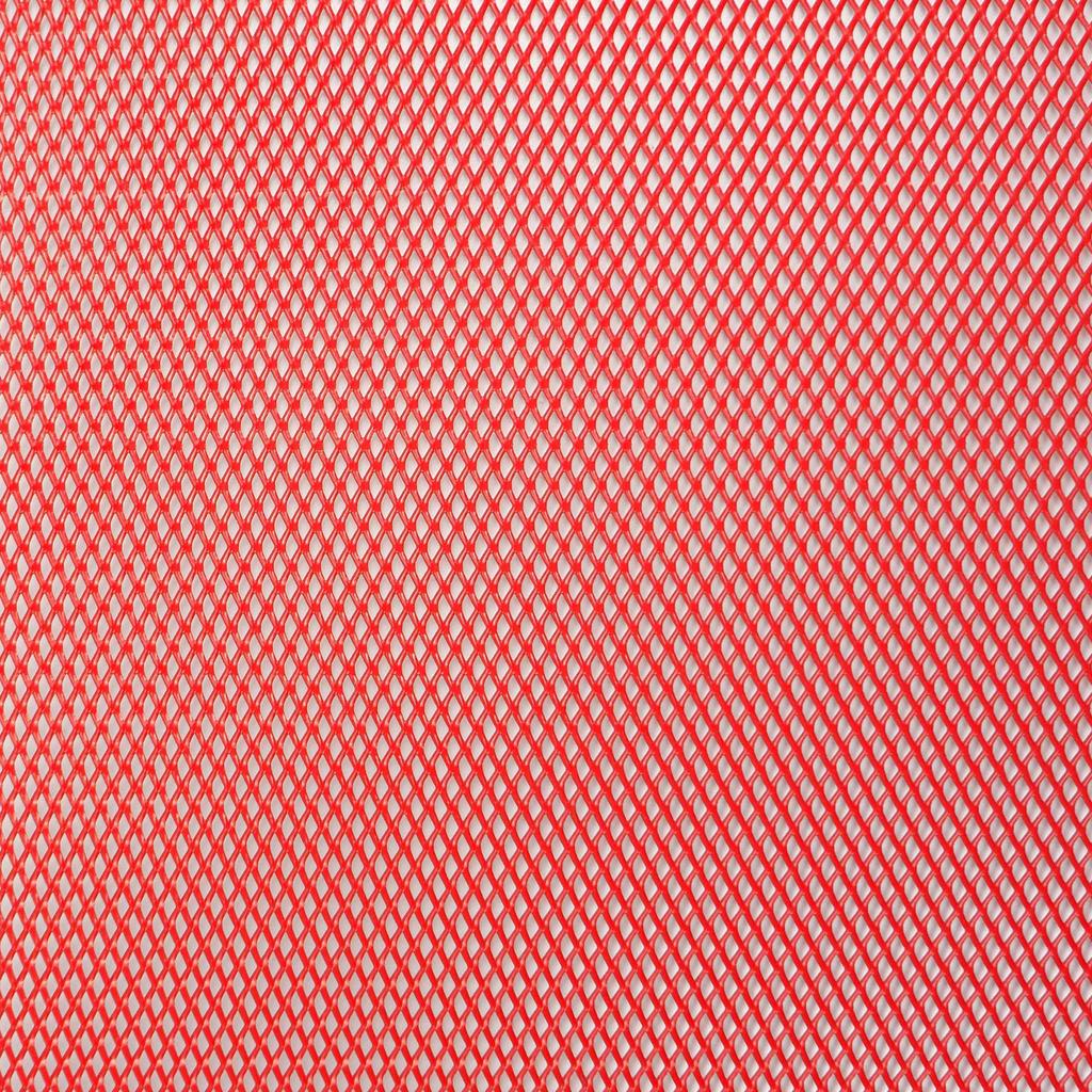 100x33cm Aluminium Rennwagen Stoßfänger Kühlergrill Gitter Maschennetz Lüftung Rot Tuning Universal Schutz Wohnwagen Wohnmobil Haus Garten