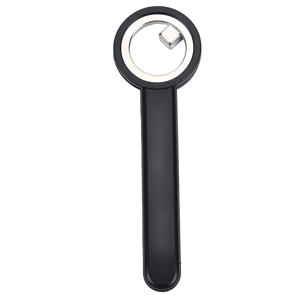 Ring Shaped Nail Magnet Strong Magnetic Hollow Circular Nail Magnet with Silicone Cover Handle Round Magnet Black
