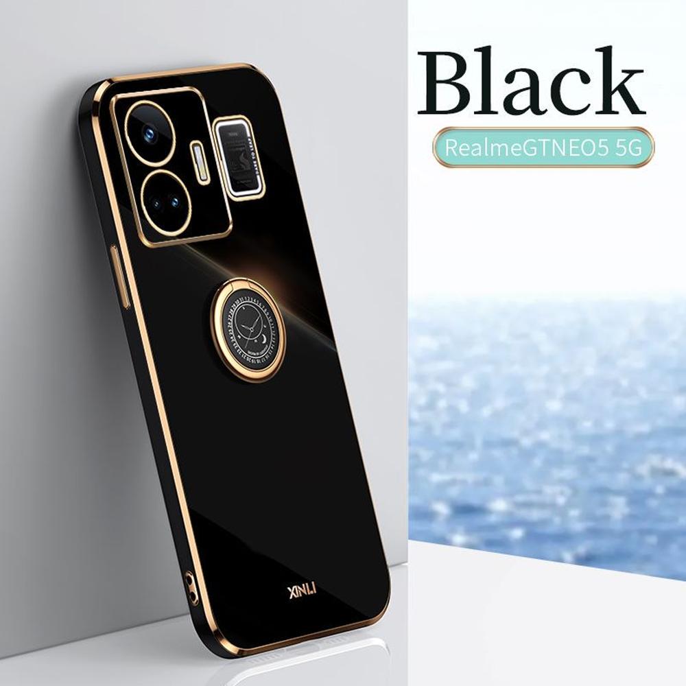 Pentru Husa Realme GT3 Husa Telefon Realme GT Neo 5 GT Neo5 240W Husă Spate RMX3708 RMX3706 RMX3709 Suport inel de lux cu placare pătrată
