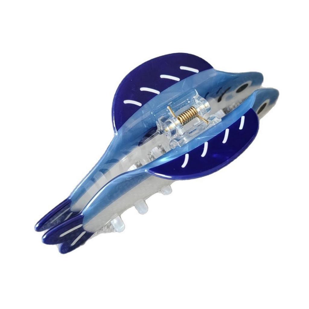 Cartoon Sardine Hair Clips Fun Sea Animal Design Shark Dolphin PVC Hair Claw for Women Girls Party Gifts 9.5/13cm