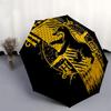 1pc Hufflepuff House Crest Umbrella with Plastic Handle,Cartoon Pattern,Suitable for All Seasons Multi-functional Umbrella343