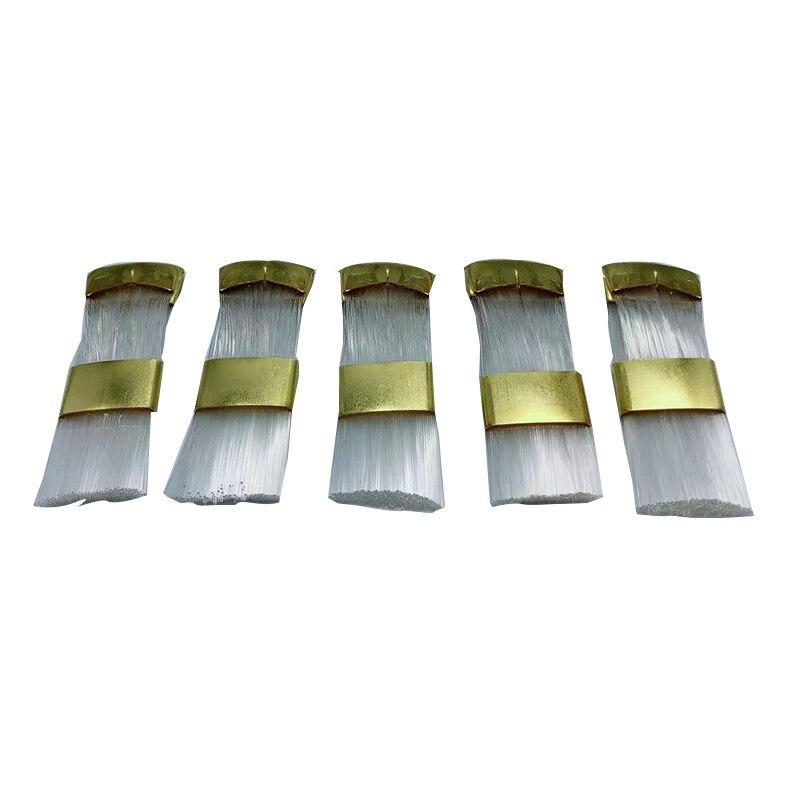 

5 шт. Чистий бор Стоматологічні інструменти Щітка Лабораторні матеріали Латунний дріт Білий нейлон Чистка для стоматологічних карбідних борів Файли Nylon brush