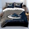 Vancouver Canucks Logo Bedding Set Print Bedding Set Duvet Cover Pillowcases (1* Duvet Cover 2* Pillowcases Do Not Include Comforter)