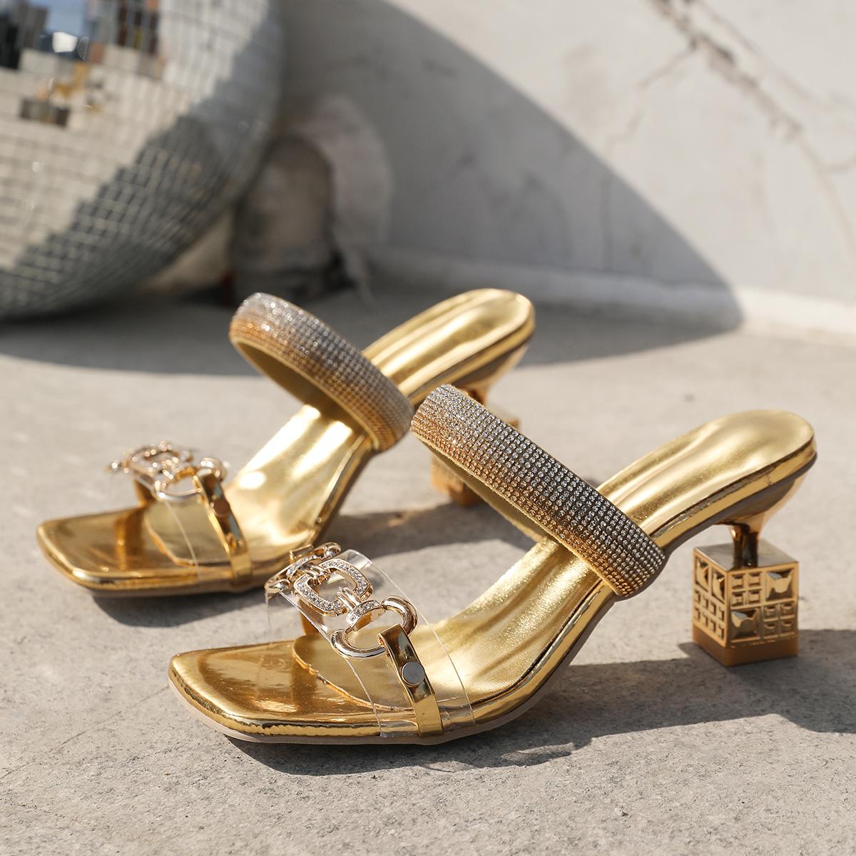 

Женская мода, сексуальные туфли на высоком каблуке с бриллиантами, новые модели на рынке, вечеринка для свиданий, женская обувь известных брендов 36