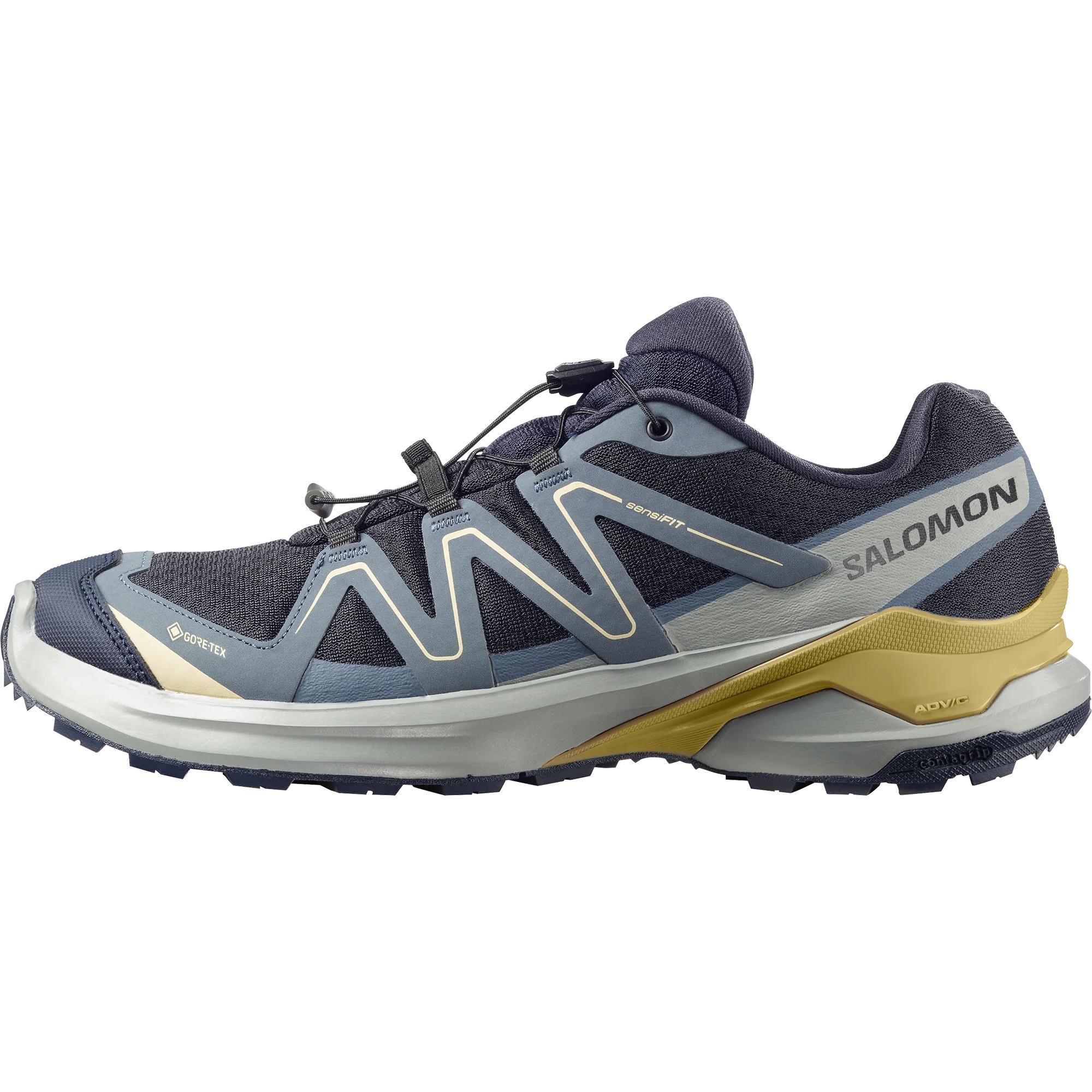 Salomon Examotion Fitted Color Block Flat Lace-Up Trail Running Shoes Men sneakers 491370 40