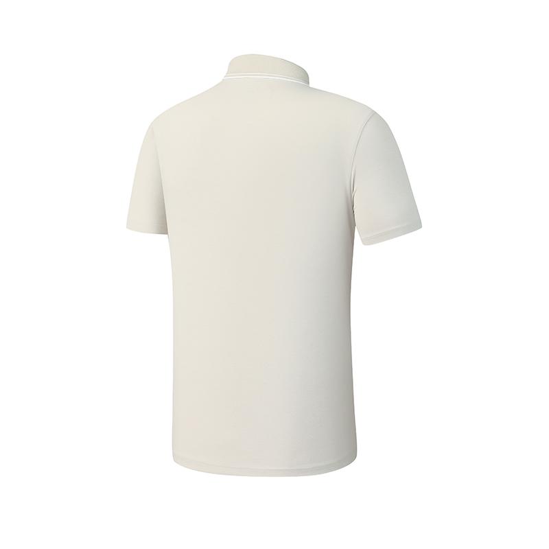 Fila Tennis Classic Fashion Simple Sports Casual Versatile Comfortable Knitted Short Sleeve Polo Shirt Men tops Cream A51M623101FBG