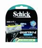 Schick Quattro 4 Titanium Revolutioni asendustera