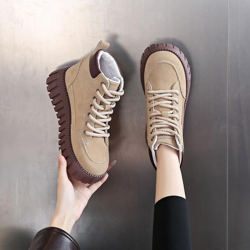 2025 vysoké tenisky Martin dámské podzimní nové korejská verze ins dámské volnočasové sportovní univerzální plátěné boty streetový styl CY228-1