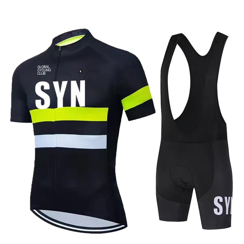 

2026 Summer Men s Cycling Jersey Short Sleeved Quick Drying Sportswear Outdoor Cycling Bib Mountain Bike Cycling Suit Set 4XL