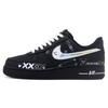 Air Force 1 CSGO Print Collection 2.0 Dämpfung, Abriebfest Niedrig geschnitten Skateboard-Schuhe Unisex Schwarz Weiß FZ0627-010(Team241-CSgo2.0)