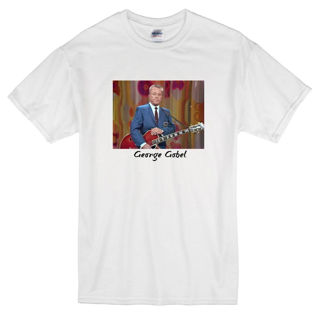GEORGE GOBEL COMEDIAN ACTOR GAME SHOW TV PANELIST RETRO FUNNY WHITE T-shirt