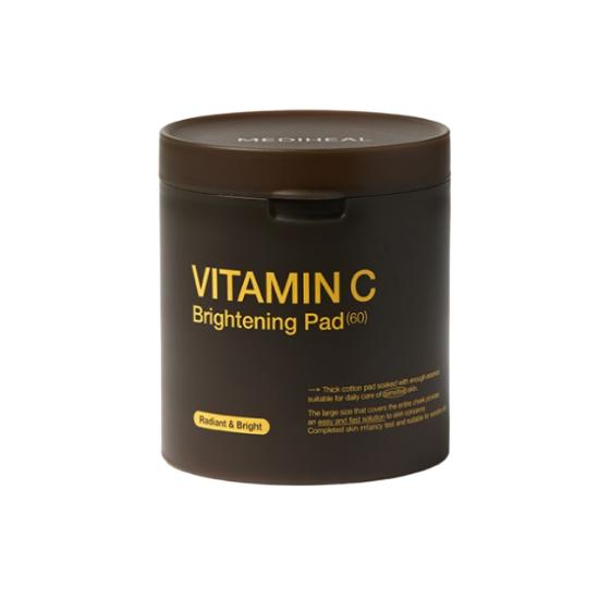 

MEDIHEAL Vitamin C Brightening Toner Pads Radiance & Dark Spot Care 250ml 60 Pads