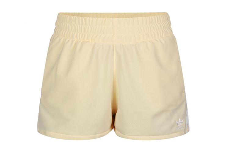 Adidas Originals 3 Stripes Casual Shorts Women s Yellow FM2607 34