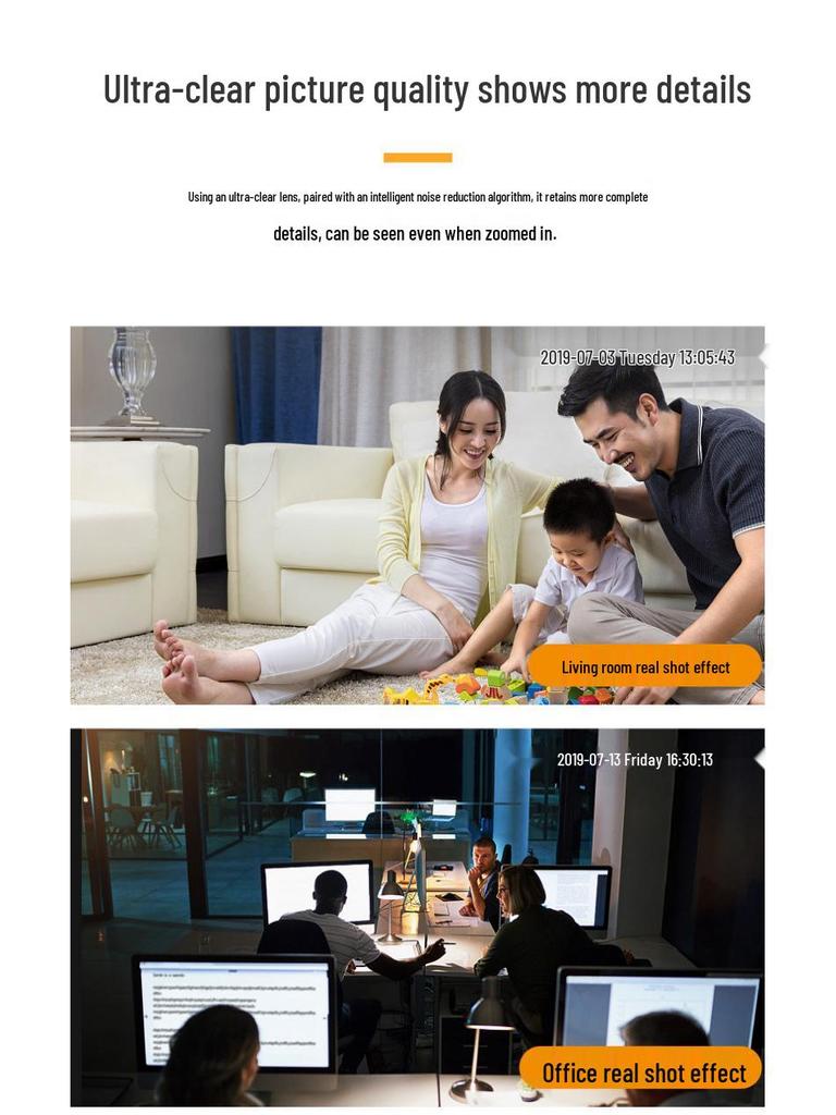 V380 Pro Smart HD Indoor WiFi Camera for Remote Monitoring.